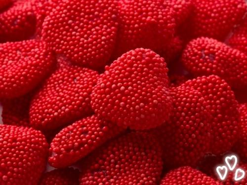 Red Raspberry Jelly Hearts 1lb